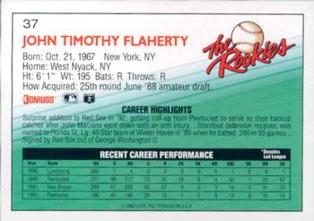 John Flaherty  baseball card collectible - Main Image 2