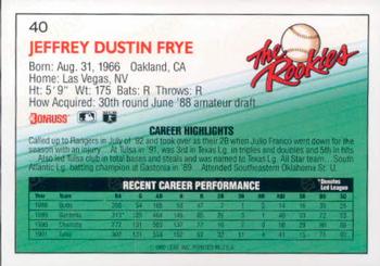 Jeff Frye  baseball card collectible - Main Image 2