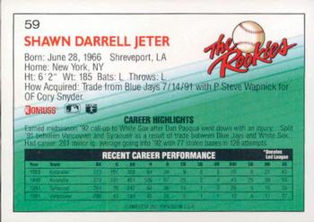 Shawn Jeter  baseball card collectible - Main Image 2