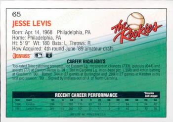 Jesse Levis  baseball card collectible - Main Image 2