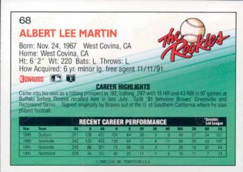 Al Martin  baseball card collectible - Main Image 2