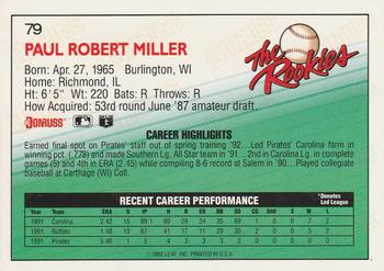 Paul Miller  baseball card collectible - Main Image 2