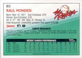 Raul Mondesi  baseball card collectible - Main Image 2