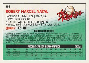 Rob Natal  baseball card collectible - Main Image 2
