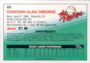Donovan Osborne  baseball card collectible - Main Image 2