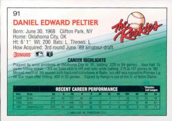Dan Peltier  baseball card collectible - Main Image 2