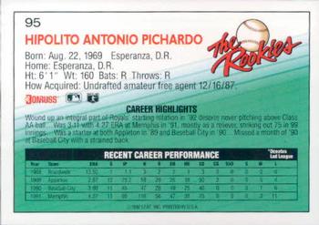 Hipolito Pichardo  baseball card collectible - Main Image 2