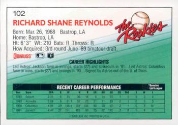 Shane Reynolds  baseball card collectible - Main Image 2
