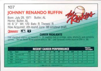 Johnny Ruffin  baseball card collectible - Main Image 2