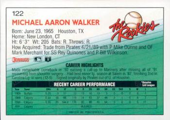 Mike Walker  baseball card collectible - Main Image 2