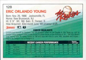 Eric Young  baseball card collectible - Main Image 2