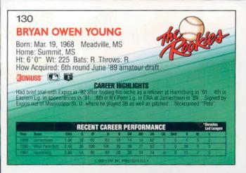 Pete Young  baseball card collectible - Main Image 2