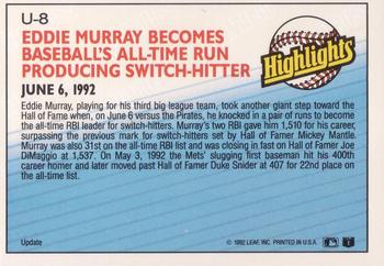 Eddie Murray  baseball card collectible - Main Image 2