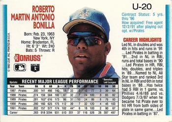 Bobby Bonilla  baseball card collectible - Main Image 2