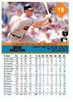 Bob Melvin  baseball card collectible - Main Image 2