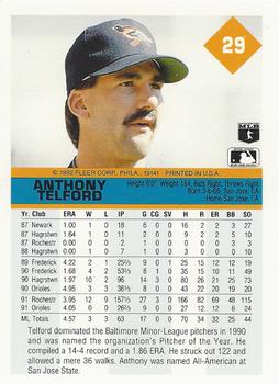 Anthony Telford  baseball card collectible - Main Image 2