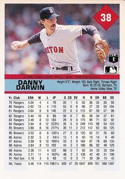 Danny Darwin  baseball card collectible - Main Image 2