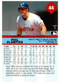 Phil Plantier  baseball card collectible - Main Image 2