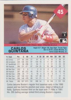 Carlos Quintana  baseball card collectible - Main Image 2