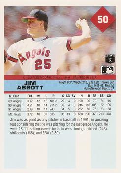 Jim Abbott  baseball card collectible - Main Image 2