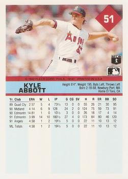 Kyle Abbott  baseball card collectible - Main Image 2