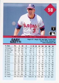 Gary Gaetti  baseball card collectible - Main Image 2