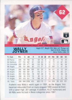 Wally Joyner  baseball card collectible - Main Image 2