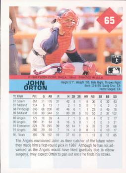 John Orton  baseball card collectible - Main Image 2