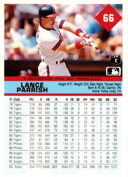 Lance Parrish  baseball card collectible - Main Image 2