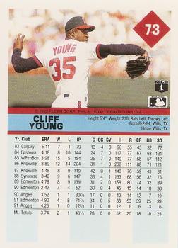 Cliff Young  baseball card collectible - Main Image 2
