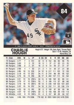 Charlie Hough  baseball card collectible - Main Image 2
