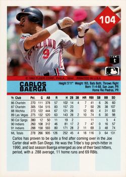 Carlos Baerga  baseball card collectible - Main Image 2
