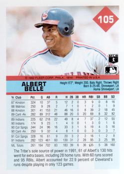 Albert Belle  baseball card collectible - Main Image 2