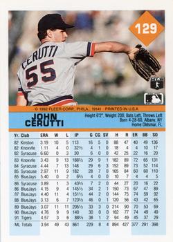 John Cerutti  baseball card collectible - Main Image 2