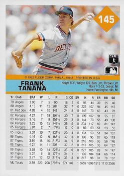 Frank Tanana  baseball card collectible - Main Image 2