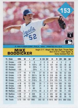 Mike Boddicker  baseball card collectible - Main Image 2