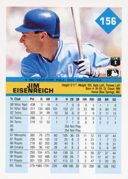 Jim Eisenreich  baseball card collectible - Main Image 2