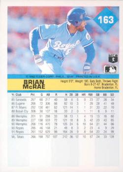 Brian McRae  baseball card collectible - Main Image 2
