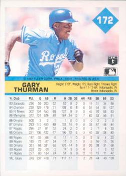 Gary Thurman  baseball card collectible - Main Image 2