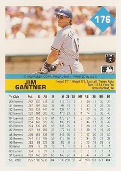 Jim Gantner  baseball card collectible - Main Image 2