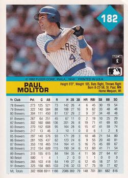 Paul Molitor  baseball card collectible - Main Image 2