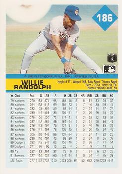 Willie Randolph  baseball card collectible - Main Image 2