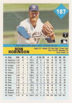 Ron Robinson  baseball card collectible - Main Image 2