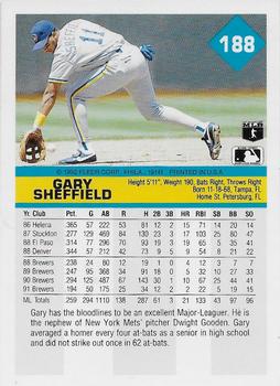 Gary Sheffield  baseball card collectible - Main Image 2