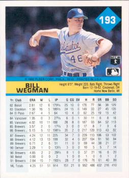 Bill Wegman  baseball card collectible - Main Image 2