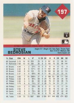Steve Bedrosian  baseball card collectible - Main Image 2