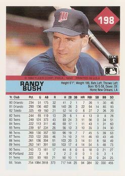 Randy Bush  baseball card collectible - Main Image 2