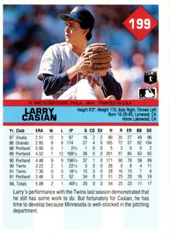 Larry Casian  baseball card collectible - Main Image 2