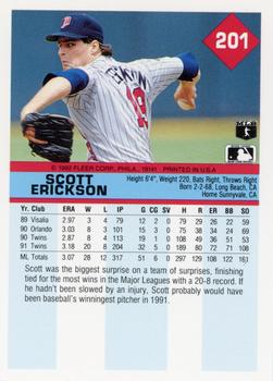 Scott Erickson  baseball card collectible - Main Image 2