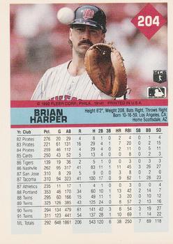 Brian Harper  baseball card collectible - Main Image 2